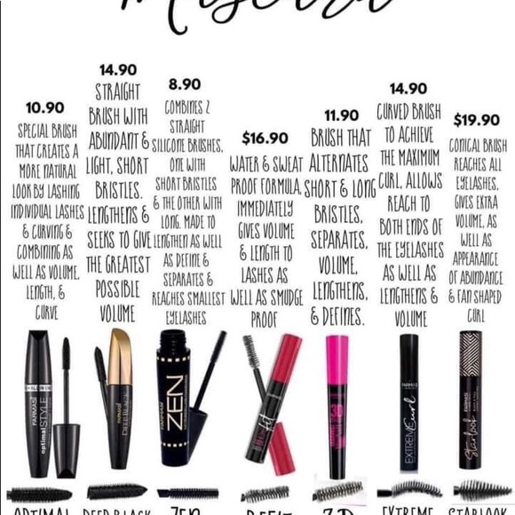 Mascara all kinds all but the 20 one I don’t have - Picture 2 of 3